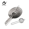 Colored Pointed Ear Kitchen Stainless Steel Mesh Strainer With Handle