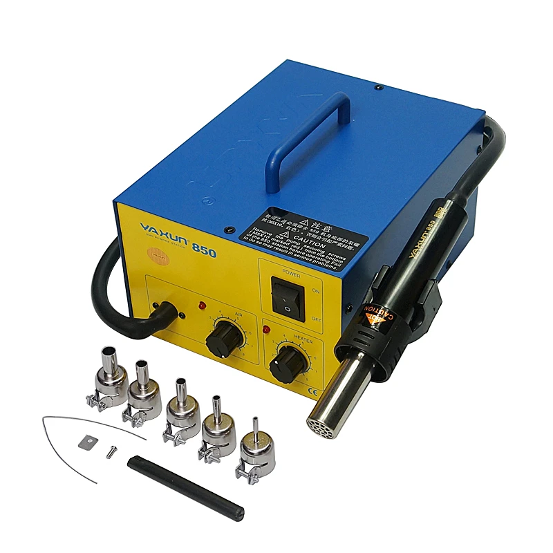 YAXUN YX-850 Hot air gun Soldering station Hot air desoldering station 220V 110V