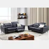 Hot sale foshan remote control 4 seat sectional italian leather recliner home furniture sofa set modern