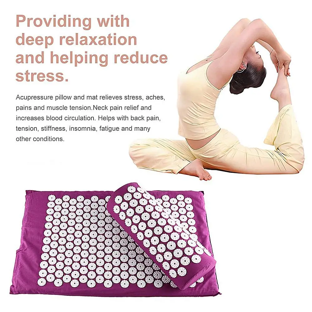 Acupressure Mat And Pillow Set Acupressure Massage Mat Buy