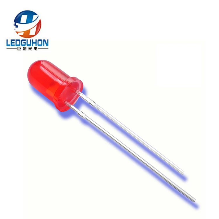 long legs 2V red to red 5mm round diode for led sign