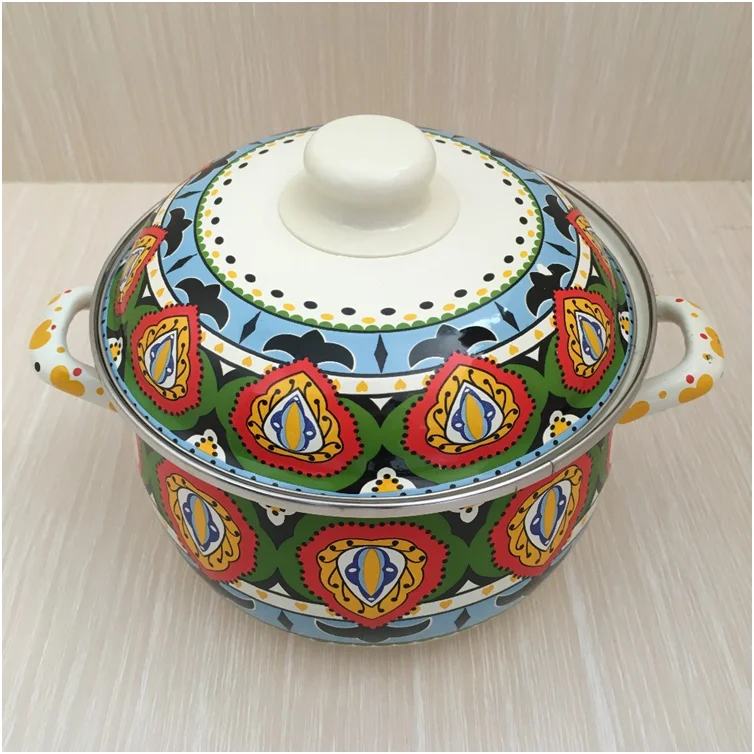 5pcs Enamel Casserole Turky Pot Cookware Buy Enamel Casserole Pot