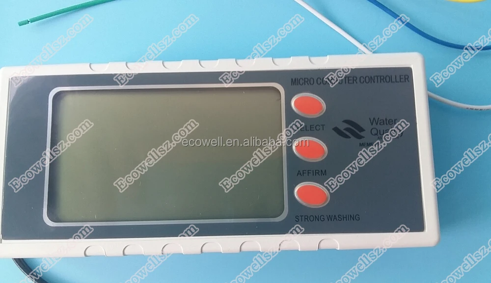 In Line Double Tds Probe Ro Water Filter Controller With Filter Life