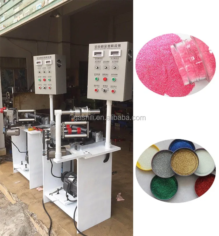 Hot Selling Automatic Shiny Glitter Making Machine/glitter Powder