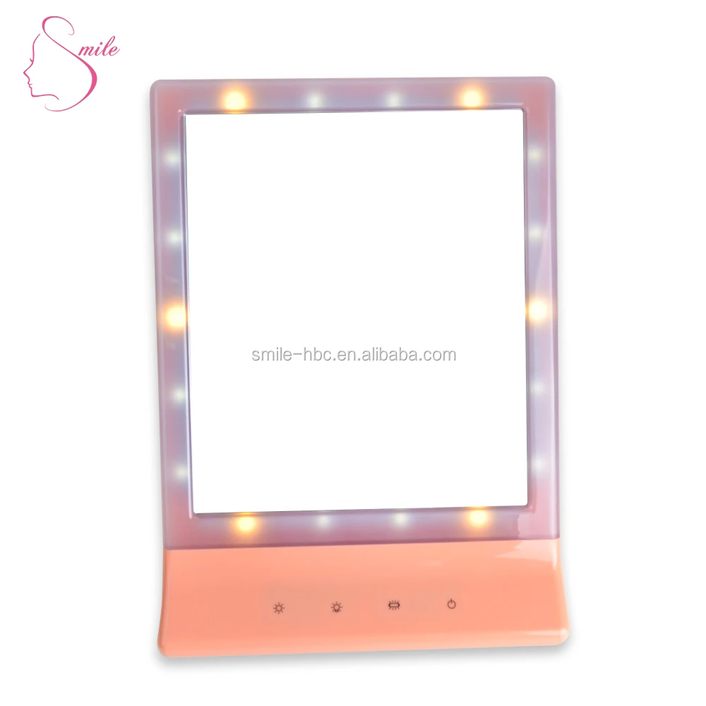 wall mounted lighted makeup mirror