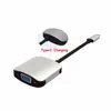 High performance USB 3.1 Type-C to VGA +Type-C Charging Adapter converter for new Macbook or Chromebook
