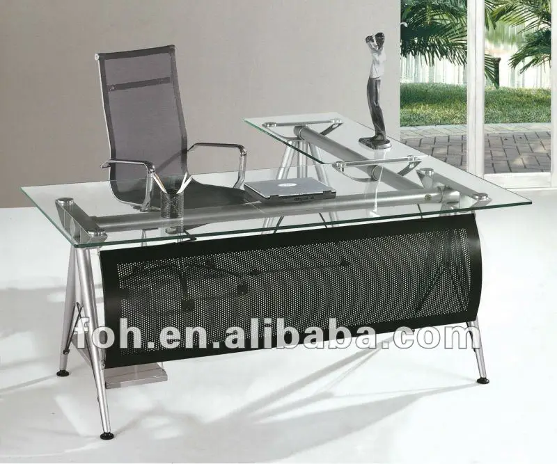 Hyaline Tempered Glass Office Desks (fohj8031) Buy Office Desks