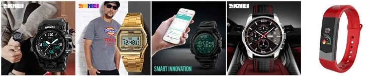 Skmei dual time analog digital luxury mens gold watches cheap 