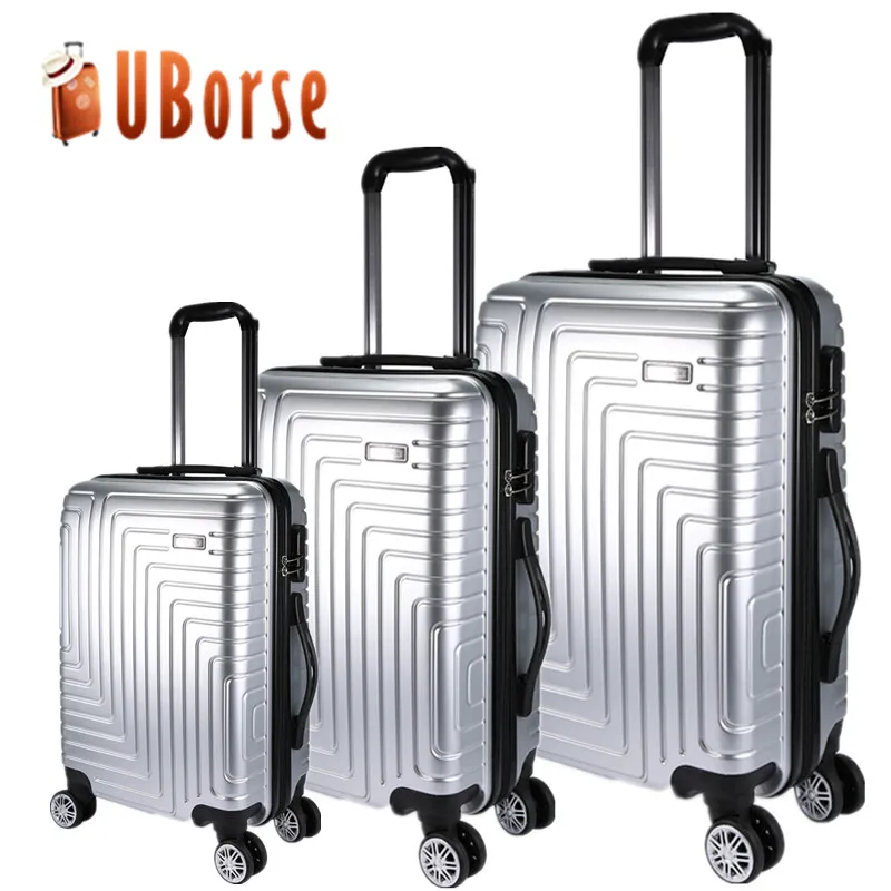 suitcase Set 3 pcs ABS travel luggage suitcase trolley bag travel ...