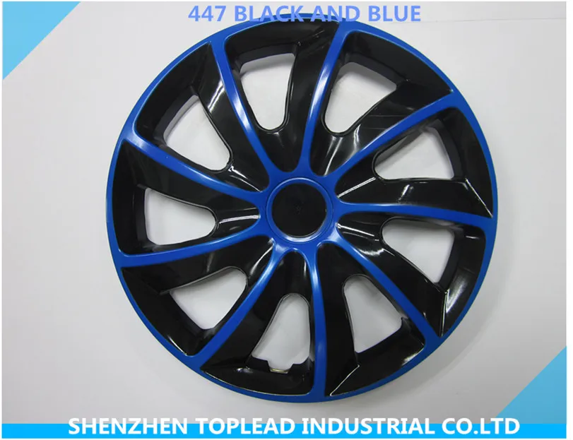 blue hubcaps