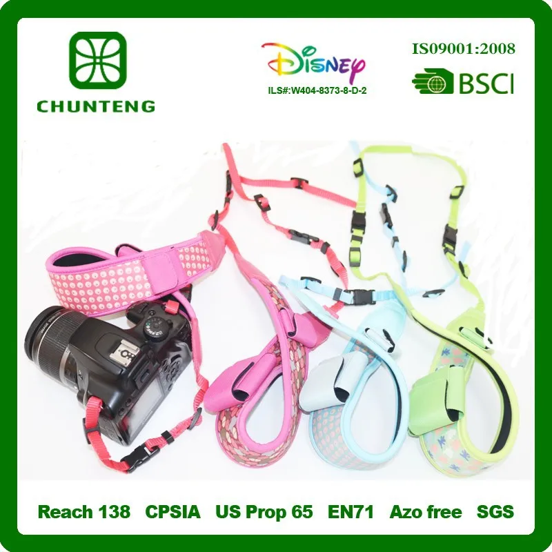 Personalized high quality neoprene camera strap