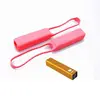 Pink rectangle silicone portable power source case