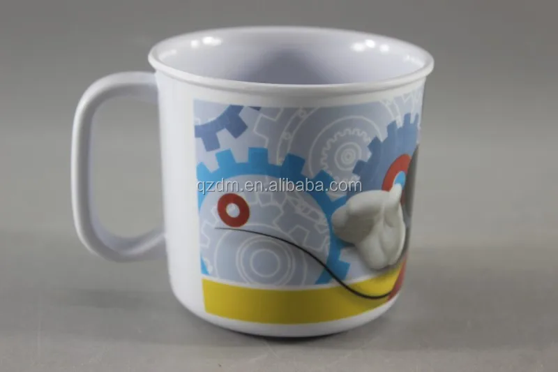 250 ML Melamine cup kid's mugs with handle