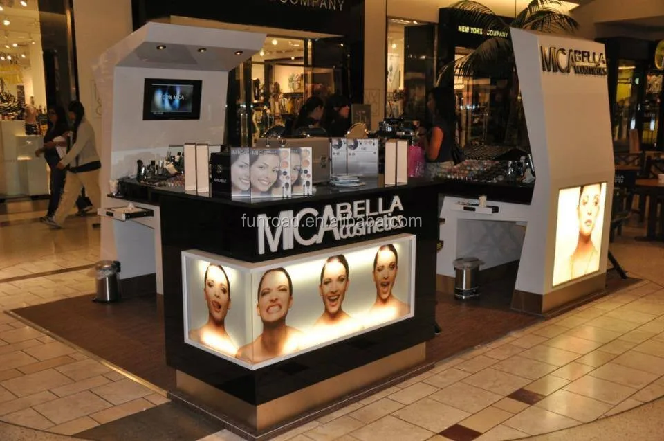 Mall Cosmetics Display Kiosk for Hot Sale