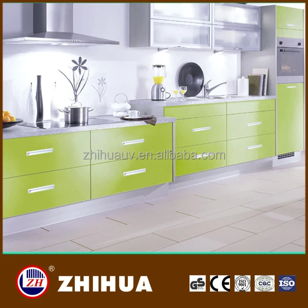 China Factory Uv Marble Sheet High Gloss Uv Mdf Kitchen Cabinet