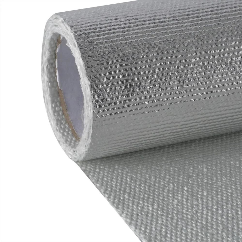 1mm aluminum foil fiberglass cloth for welding thermal insulation, View ...