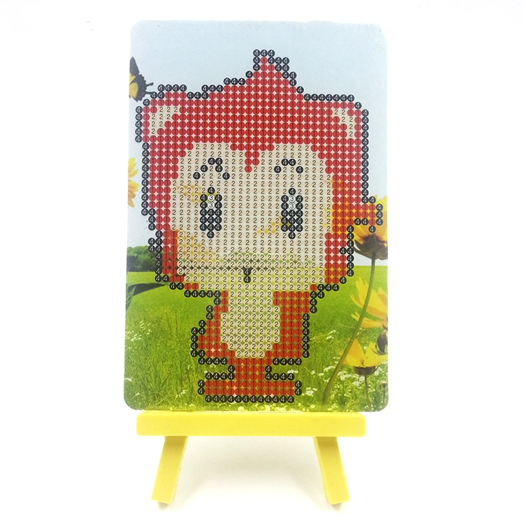 
Cartoon monkey shining rhinestones kit for kids 