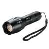 CACACO 1 Pack Aluminum Flashlight with Lanyard Best Tools for Camping, Hiking, Fishing, BBQ etc. Batteries Not Included