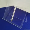 Factory Wholesale 3 Ring 8.5 x 11 Acrylic Binder Stand Easel, Catalog Holder Binder Display