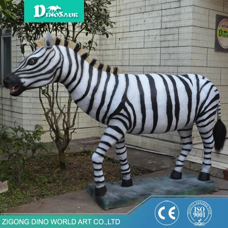 fat zebra statue