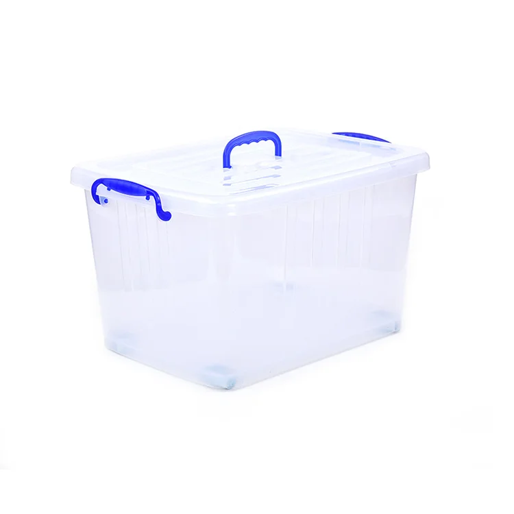 clear plastic storage tubs