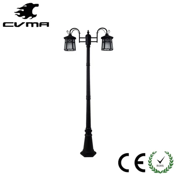 2 Head Pole E27 Outdoor Garden Light High Quality 2 Head Pole E27 Outdoor Garden Light