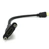 Gold Plated 3D 4K HDMI A male to A Female Extension Panel Mount Cable Locking Screw 1m HDMI extension cable