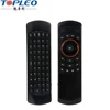 Newest Commercial custom X6 multi-function handle slim wireless mouse and keyboard combo tv remote control