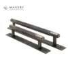 Modern black stainless steel 196mm Knurled cabinet handle furniture bedroom kitchen hardware knobs and pullers