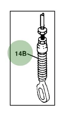 John Deere Original Equipment Push Pull Cable #AM141423