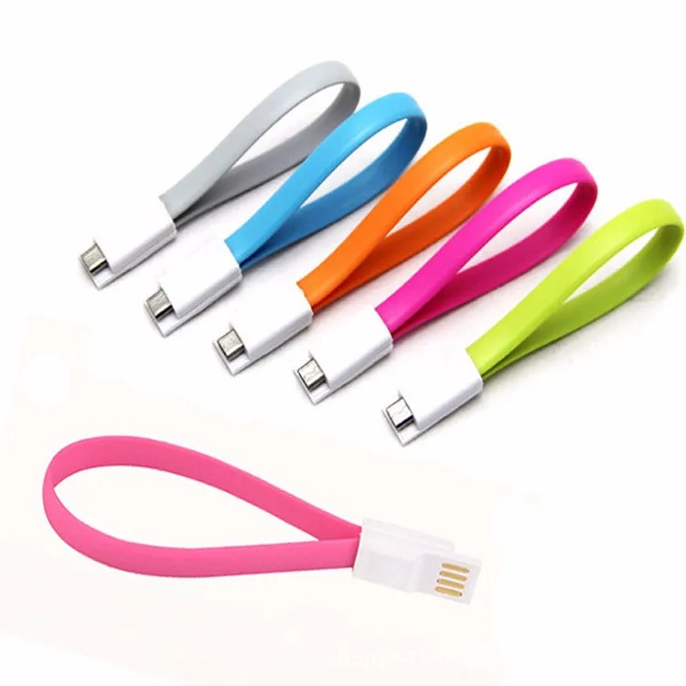 China Factory Supply Smartphone V8 Micro USB Keychain Cable,Fashion 20cm Short Magnetic USB Cable - ANKUX.COM