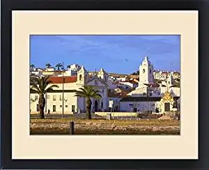 Framed Print of Lagos Old Town, Lagos, Western Algarve, Algarve, Portugal, Europe