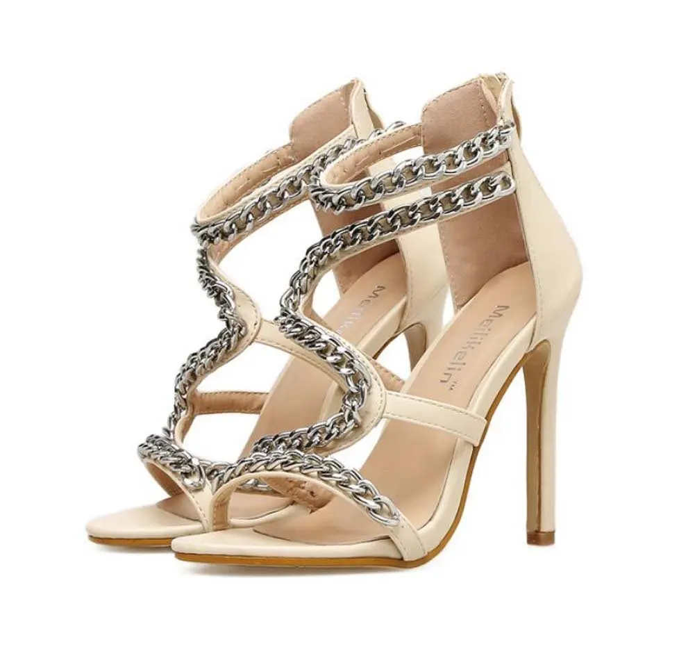 Pump 11cm Stiletto Pointed Toe Dorsay Ankle Strap Dress Shoes Women Charming Pure Color Hollow Belt Buckle Ol Court Shoes Eu Size 34-40