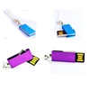 hot sale metal usb stick mini swivel usb flash memory chip with keychain