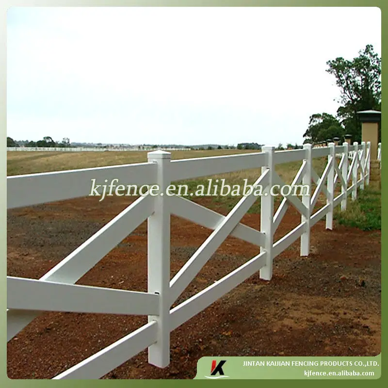 Pvc Plastic Cross Rail Ranch Fence Buy Pvc Plastic Cross Rail Ranch