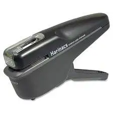 Staple-Free Stapler,Full,7 Sht Cap,5-1/3"x1-1/4"x3-3/4",BK, Sold as 1 Each