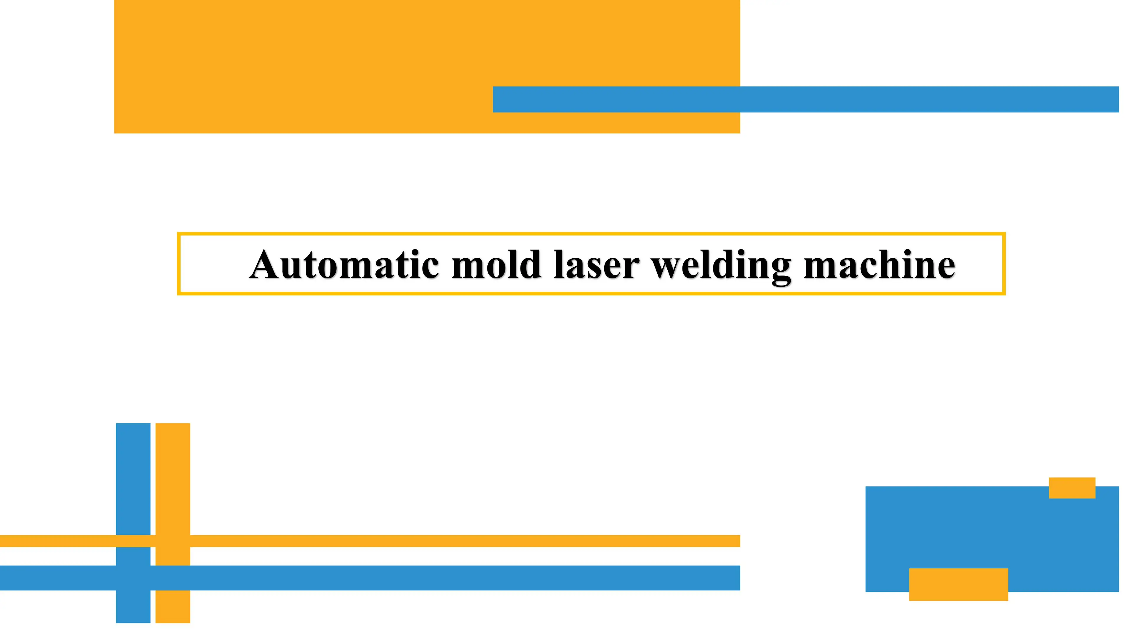 mold laser welding machine