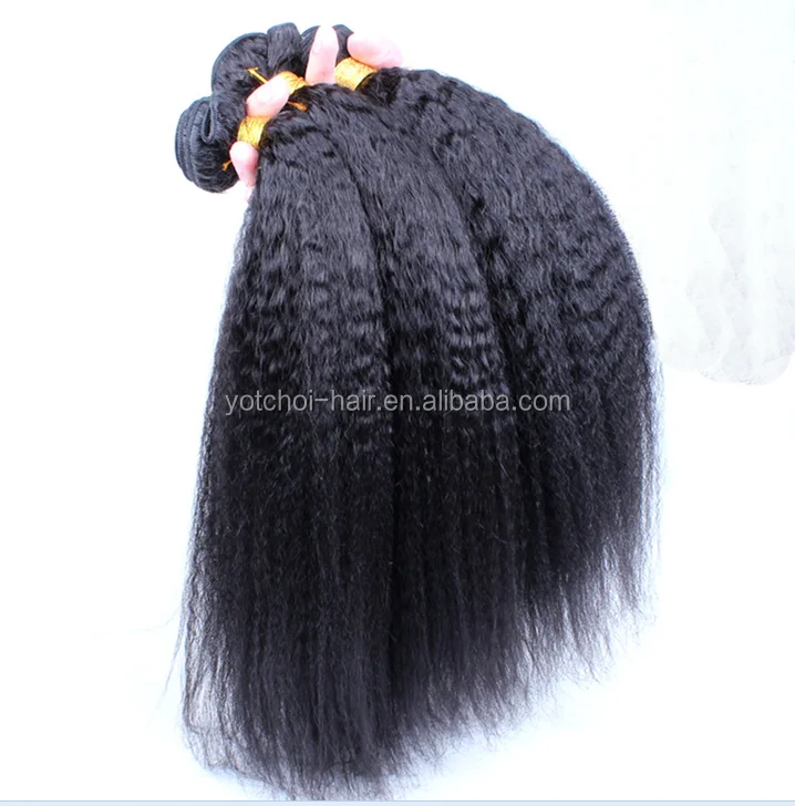 Best Selling Afro Kinky Straight Cheap Wave Human Hair Weave 100