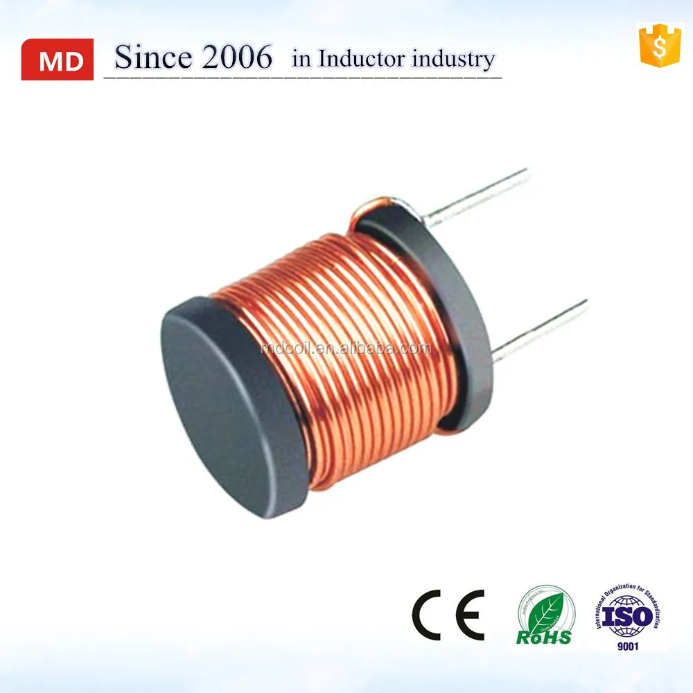 Drum Core Power Inductor 2mh Ferrite Drum Core Inductors For Lcd Tv