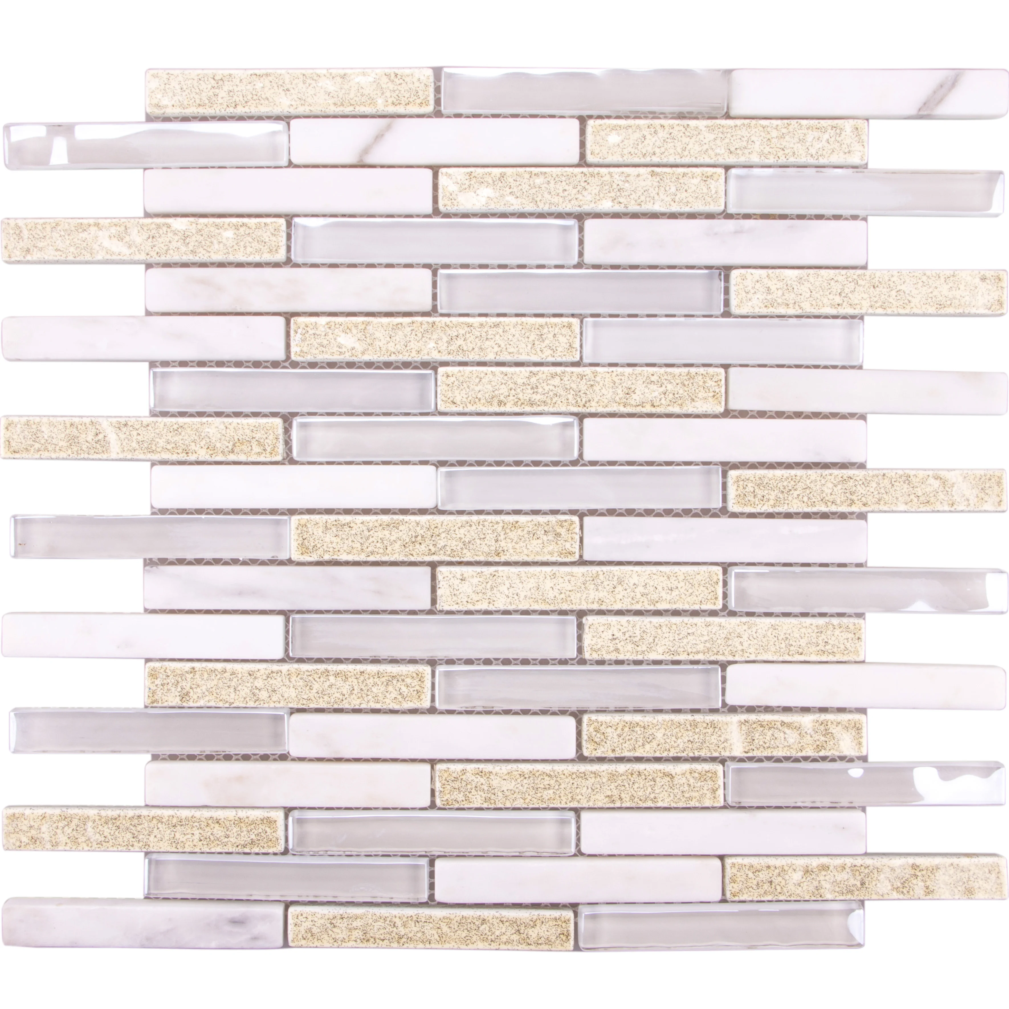 Strips white marble tile stone yellow cheap glass mosaic tiles for bathroom home decor