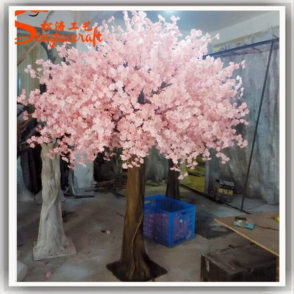 2 6meter Artificial Japanese Silk Cherry Blossom Trees For Wedding