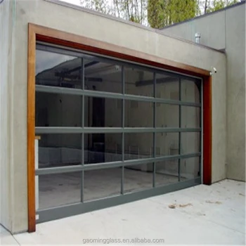 Shop Aluminum Frame Glass Garage Door Prices Full View Glass Panel