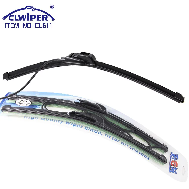 Windshield wiper inserts replacement size blades with nozzle and pipe