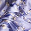 Satin Faced Silk Crepe Cloth Material Fabric For Women Dresses
