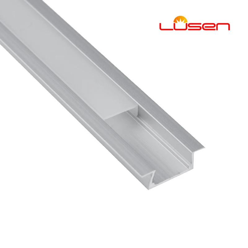 Universal led flexible strip aluminum profile with accessory