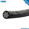 2x16mm aluminum one isolated line and one naked line abc cable