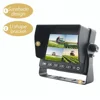In car video solution manufacturer 5 Inch Quad Split Stand Alone Monitor + 4 or 1 Reversing Camera Kit AOTOP