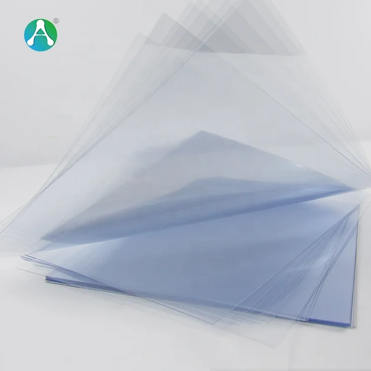 Carton Packing Transparent Plastic Binding Cover 200 Micron Clear Pvc
