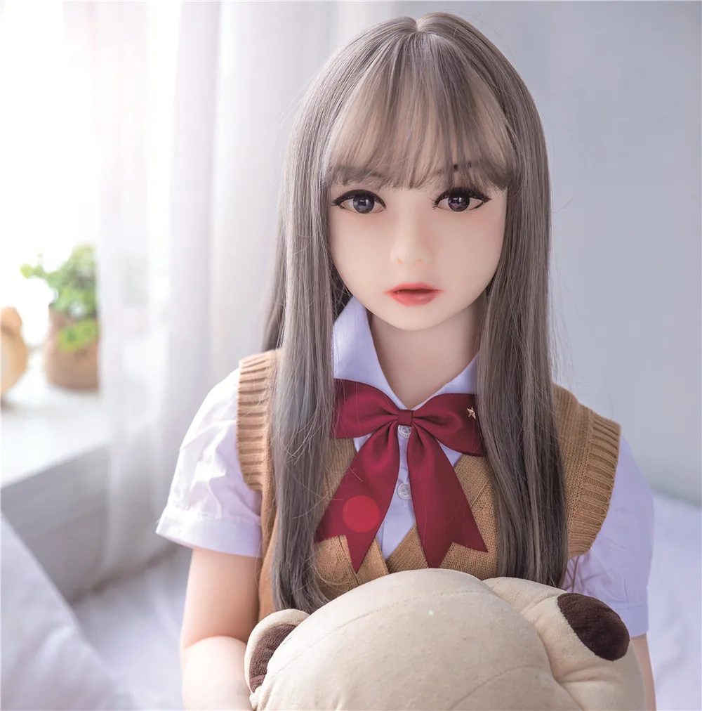 Free Shipping Adult Mini Silicone Lifelike Ultra Realistic Sex Doll 130cm Japanese Anime Cheap 7904