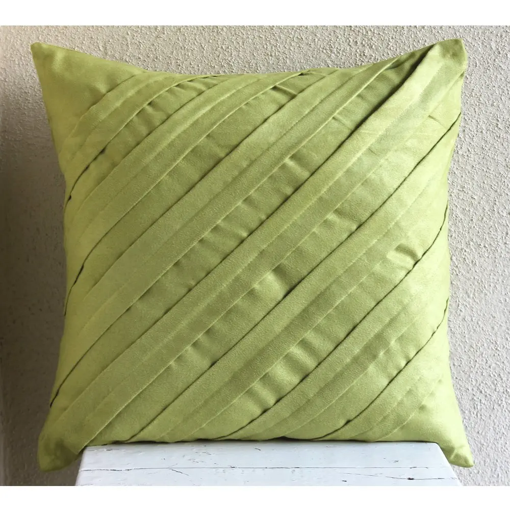 apple green throw pillows